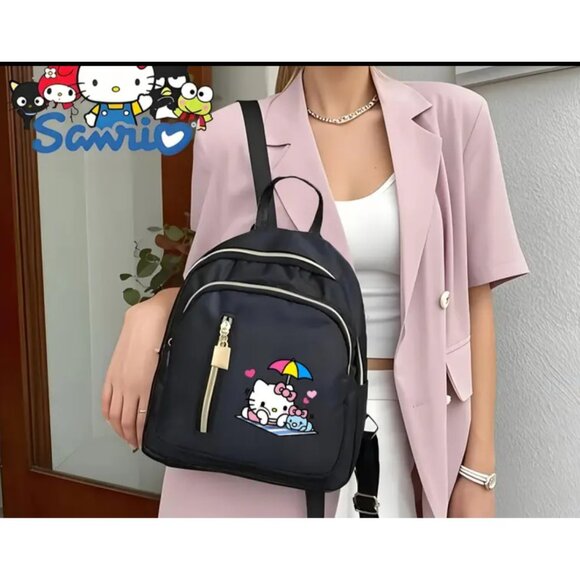 Sanrio Chic Hello Kitty Mini Backpack Stylish, Versatile & Perfect for Everyday - Picture 1 of 5